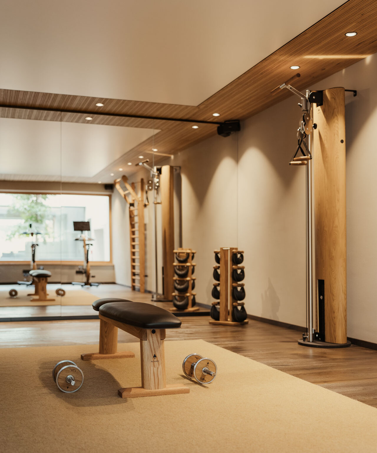 [Translate to English:] Gym Hotel B&B Feldmessner in Reischach Kronplatz