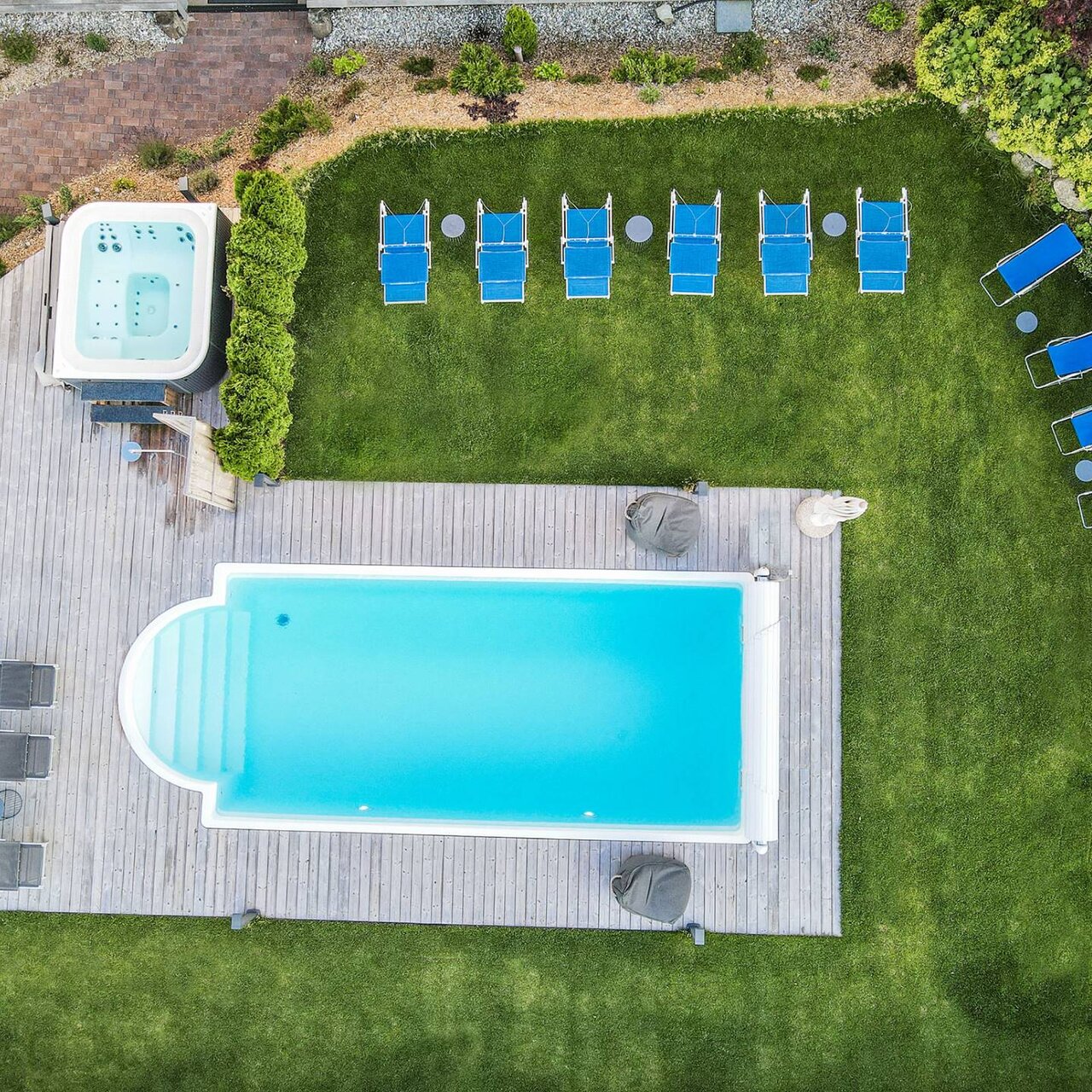 Piscina Hotel B&B Feldmessner Plan de Corones